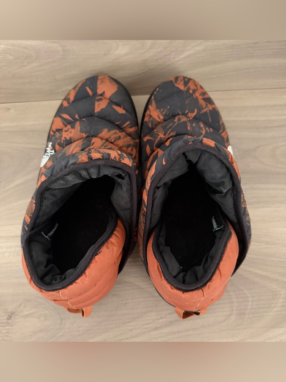 The North Face Thermoball Traction Bootie Slipper Shoe Brown Black Men's Size 9 - Picture 5 of 8
